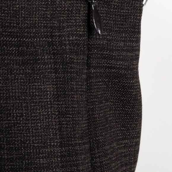 Miu Miu Brown Wool Drop Waist Skirt - Picture 8 of 10